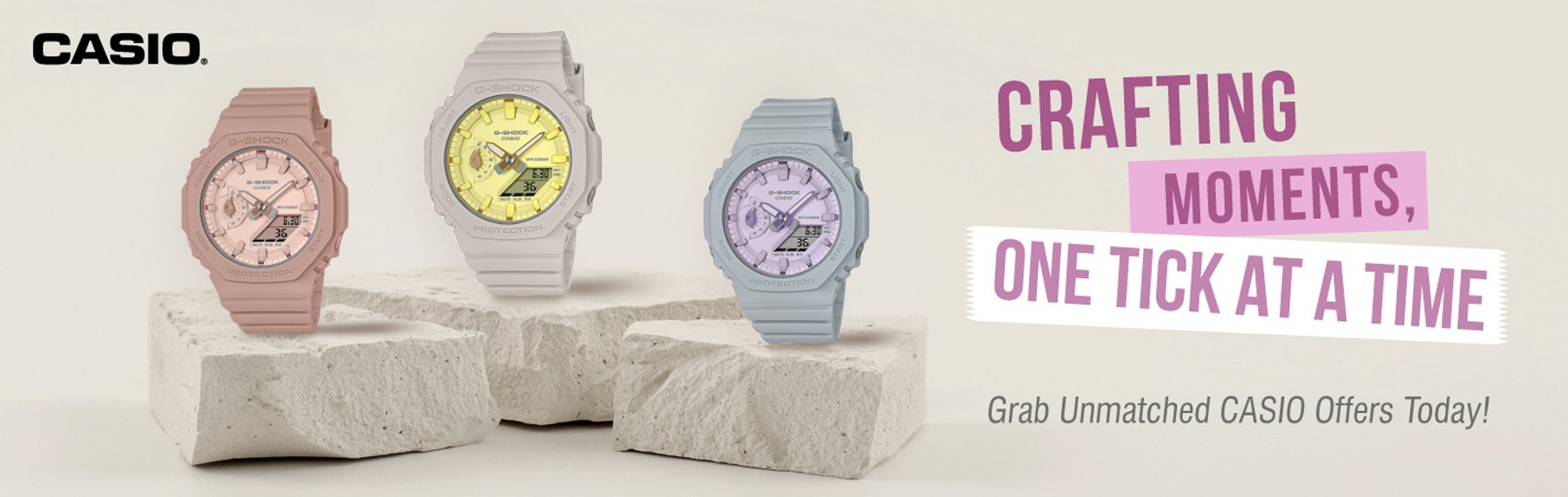 Casio Upto 30 percent discount only on www.watches.ae The Watch House by Al Futtaim. Casio digital watches G shock and many more