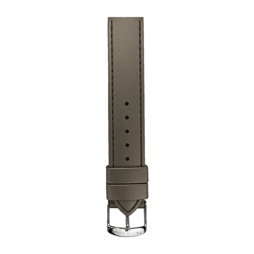 PHILIP STEIN Signature Griege Silicone Stitched Strap Size 1