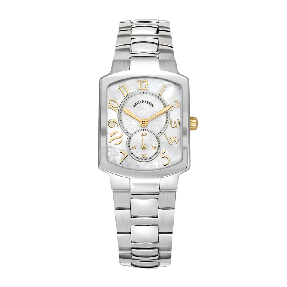PHILIP STEIN Women's Classic Square Watch with RG Accents (Copy)
