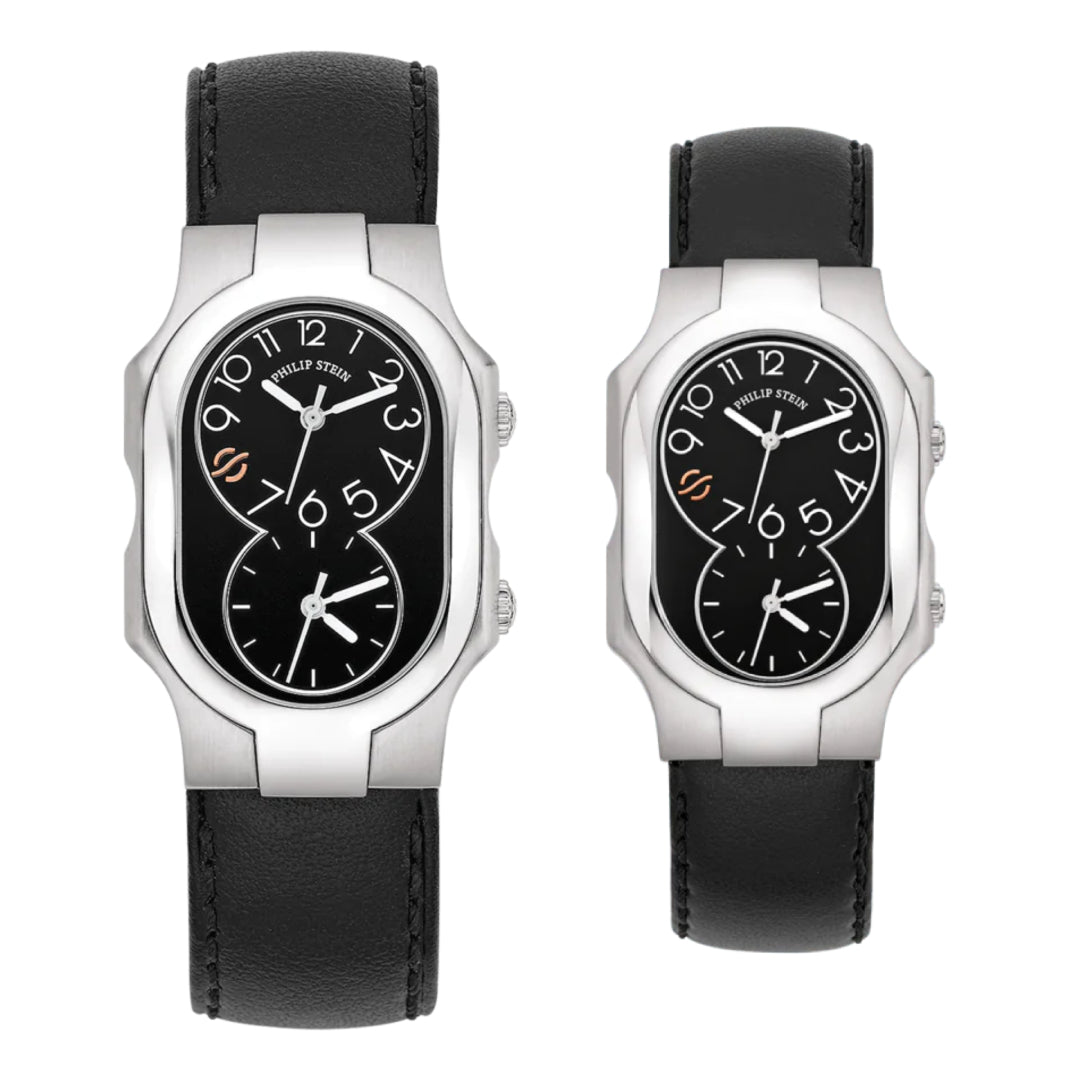 Philip Stein Couple Watch 2S-FBK-APSTB & 1S-FBK-APSTB