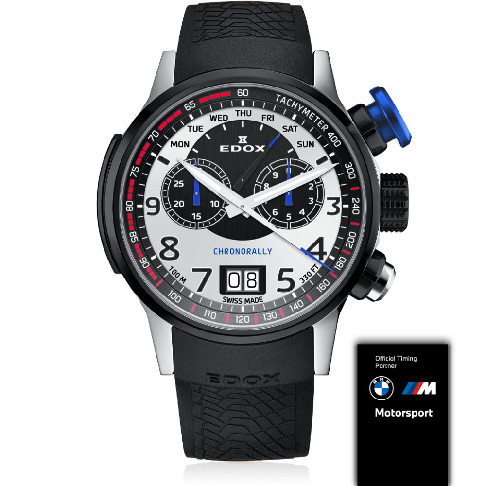 EDOX Men's Chronorally Limited Edition BMW Chronograph Watch