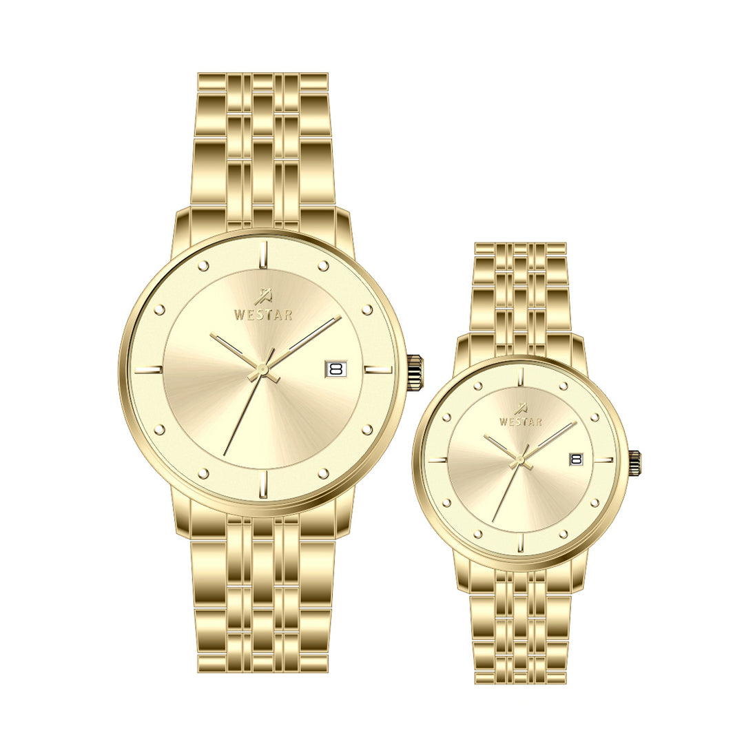 Westar Couple Watch 50256GPN102 & 40256GPN102