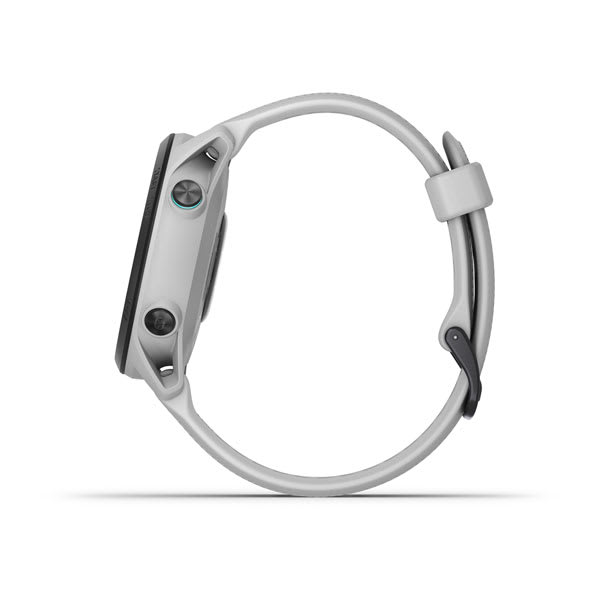 ساعة Garmin Forerunner 745 بسوار سيليكون أبيض وشاشة ملونة بالكامل