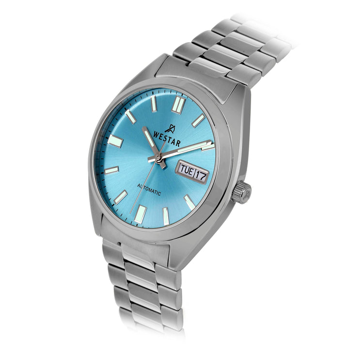 Westar Men's Automatic - Turquoise Dial,  Stainless Steel Bracelet Watch - 80017STN704