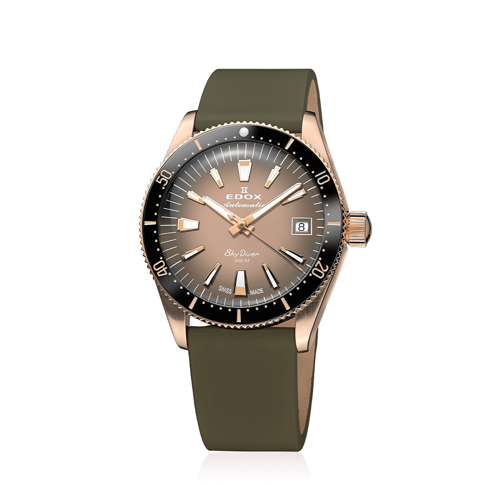 EDOX SkyDiver Date Automatic Special Edition 80131-37RNC-VDBEI