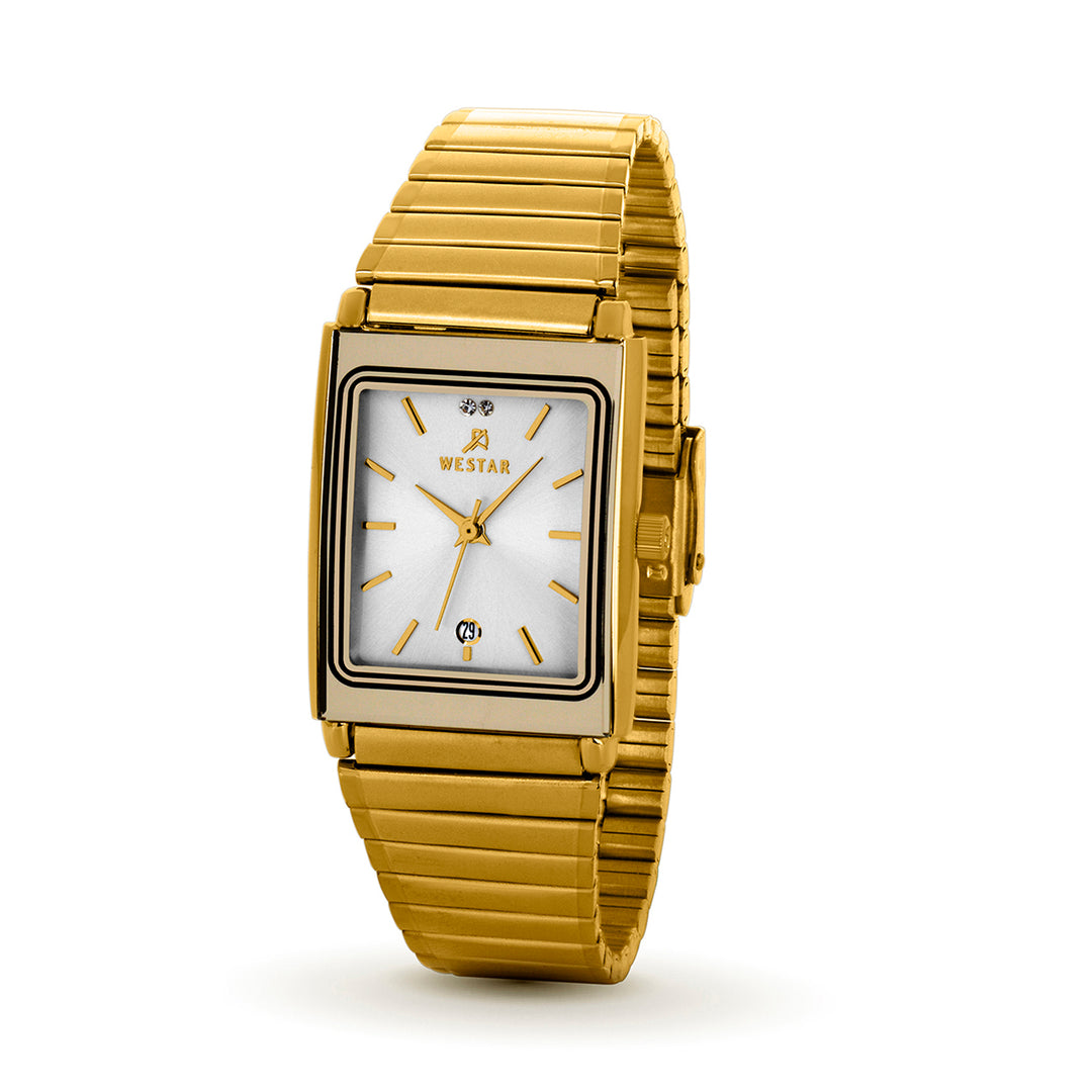 Westar Executive Unisex Watch - White Dial - 8847GPN101