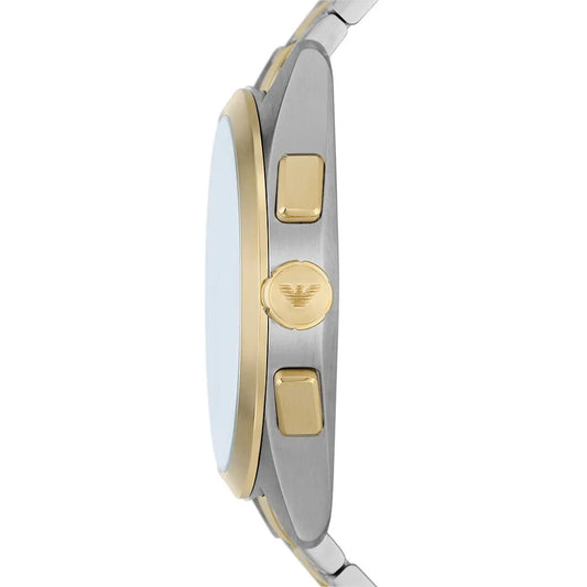 Emporio Armani Chronograph Two-Tone Stainless Steel Watch