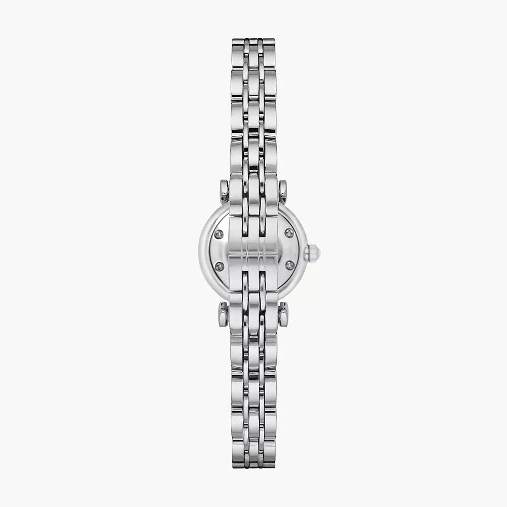 EMPORIO ARMANI MOP ANLG WATCH 0 JWL SS METAL BRCLT