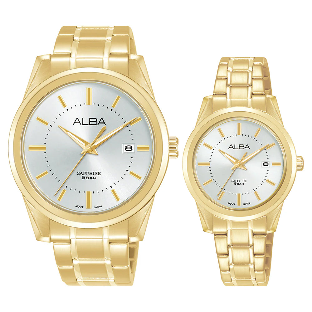 Alba Couple Watch AS9V18X1 & AH7EE6X1