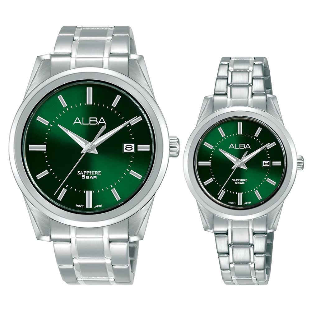 Alba Couple Watch AS9V25X1 & AH7EF1X1
