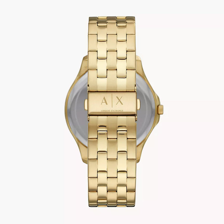 Armani Exchange Men's Three-Hand Gold-Tone Stainless Steel Watch