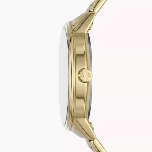 Armani Exchange Men's Multifunction Gold-Tone Stainless Steel Watch