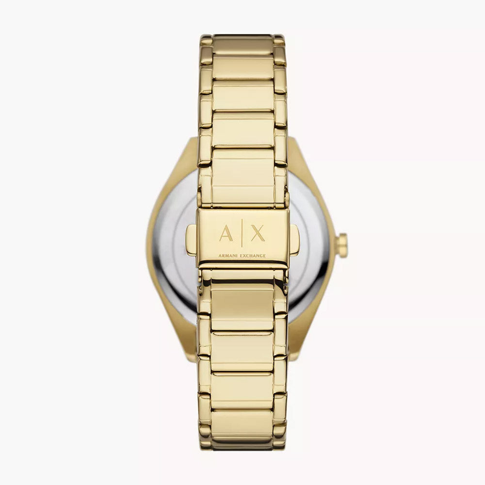 Armani Exchange Women's Multifunction Gold-Tone Stainless Steel Watch