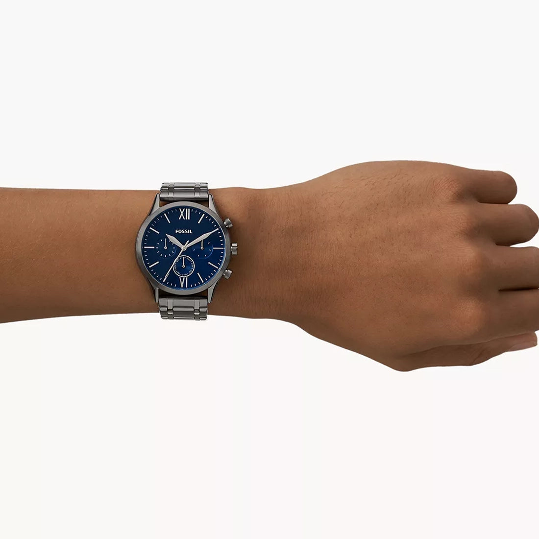 Fossil Fenmore Men's Smoke Stainless Steel Watch