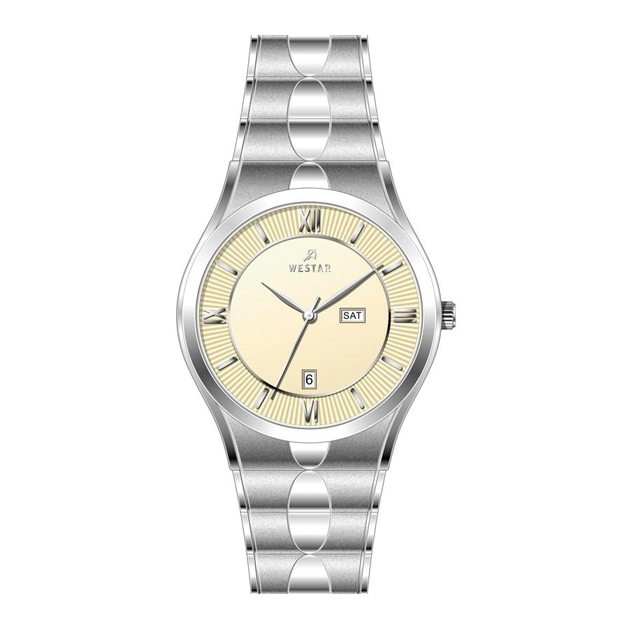 Westar Executive Gents Light Champange Dial Quartz Watch - EX7583STN102