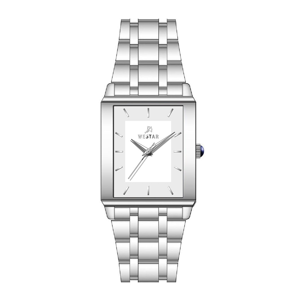 Westar Executive Gents White Dial Quartz Watch - EX7593STN101