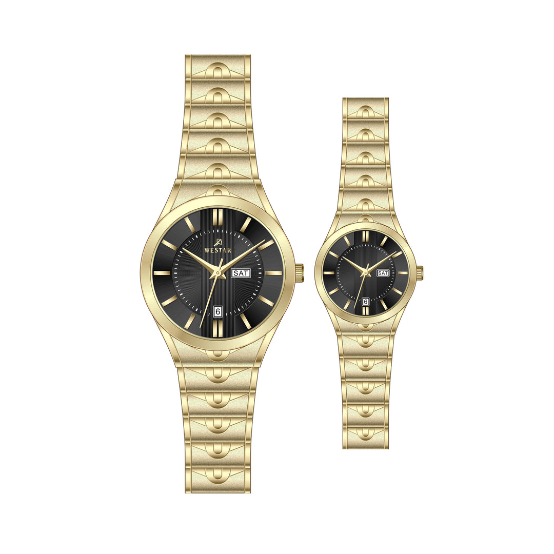 Westar Couple Watch EX7609GPN103 & EX6609GPN103