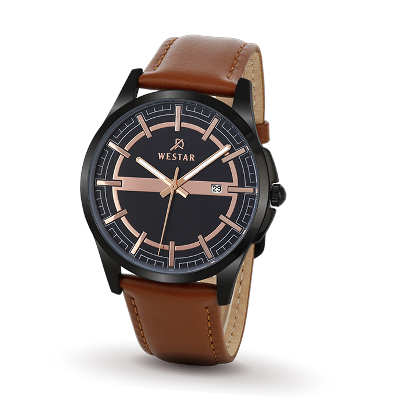 Westar Executive Gents Black Dial Quartz Watch - EX7663BBN683
