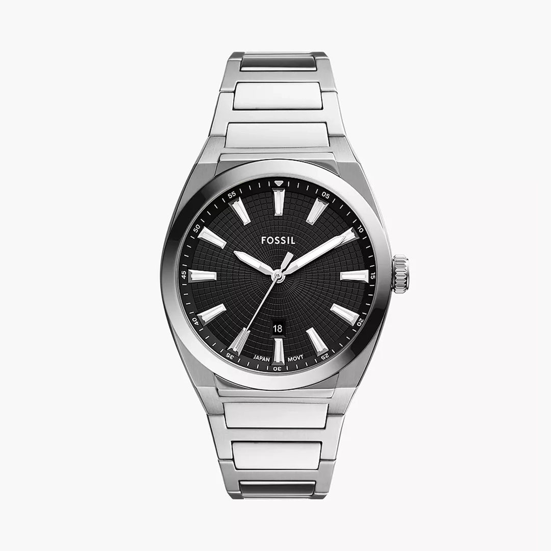 Fossil Analog Men's Watch Stainless Steel Metal Bracelet - FS5821