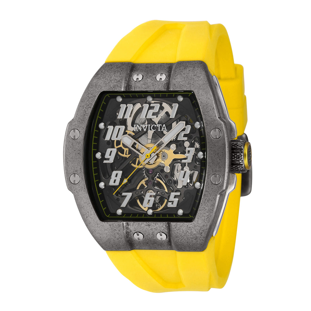 INVICTA JM Correa Men 44mm Stainless Steel Steel Black+Transparent dial 7510D Automatic