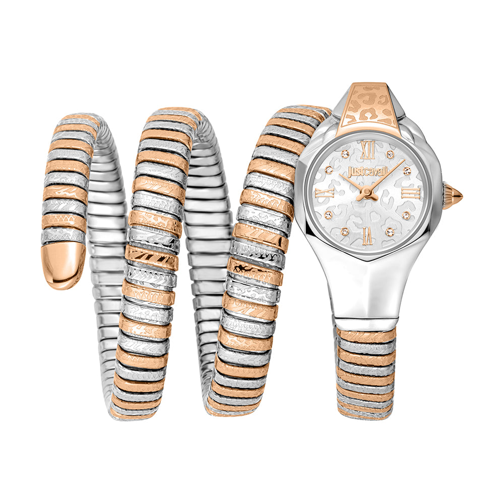 Just Cavalli Women's Signature Snake Quartz Watch
