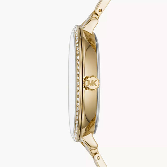 Michael Kors Charley Three-Hand Gold-Tone Alloy Women's Watch