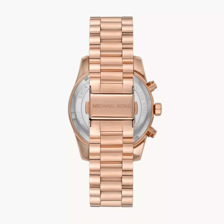 Michael Kors Lexington Chronograph Rose Gold-Tone Stainless Steel Women's Watch - MK7217