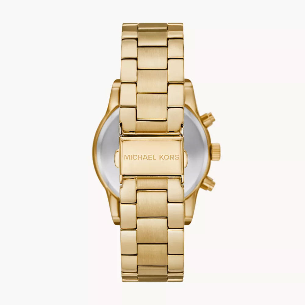 Michael Kors Ritz Chronograph Gold-Tone Stainless Steel Women's Watch - MK7310