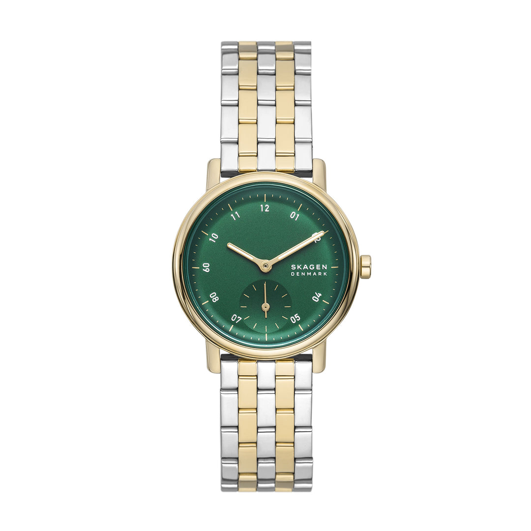 Skagen Kuppel Lille Two-Hand Sub-Second Two-Tone Stainless Steel Watch