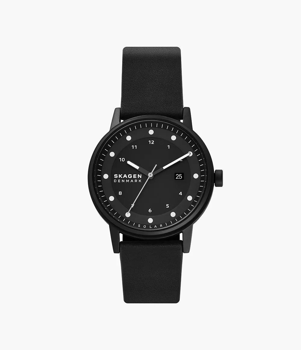 ANALOG WATCH 2 JWL SS LEATHER STRAP