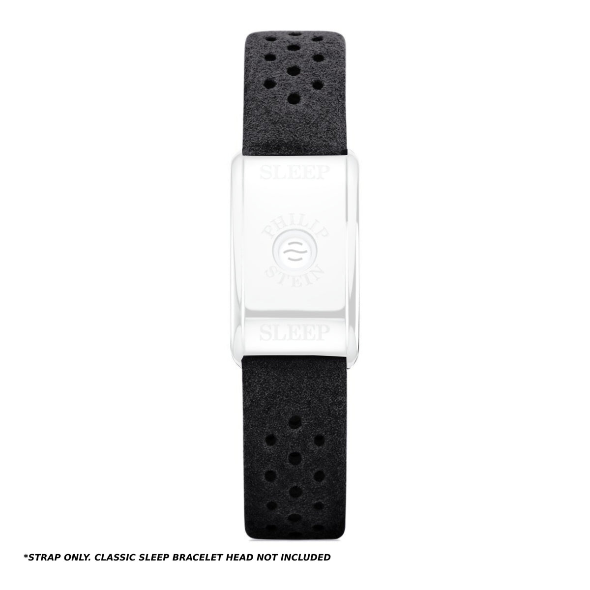 Philip Stein Black Micro-fibre Strap for Classic Sleep Bracelet