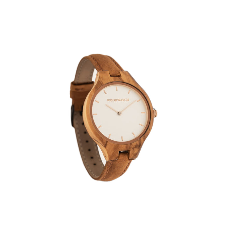 WOODWATCH WOMEN'S AURORA NORDIC ROSE WW-A-NR W/ FREE STRAP WW-S-A-14