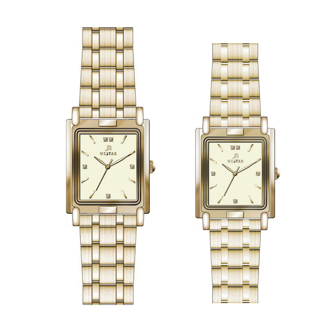 Westar Couple Watch EX7590GPN102 & EX6590GPN102