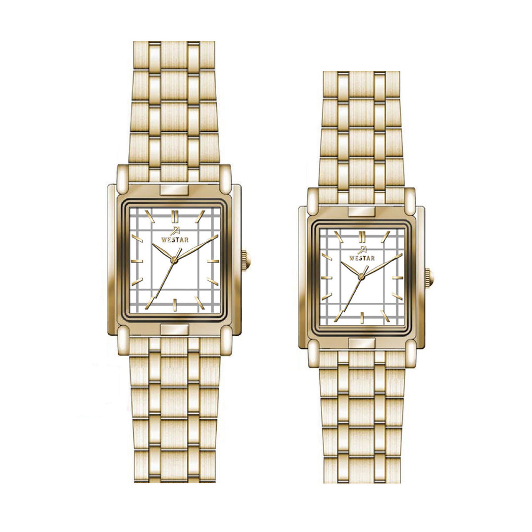 Westar Couple Watch EX7591GPN101 & EX6591GPN101