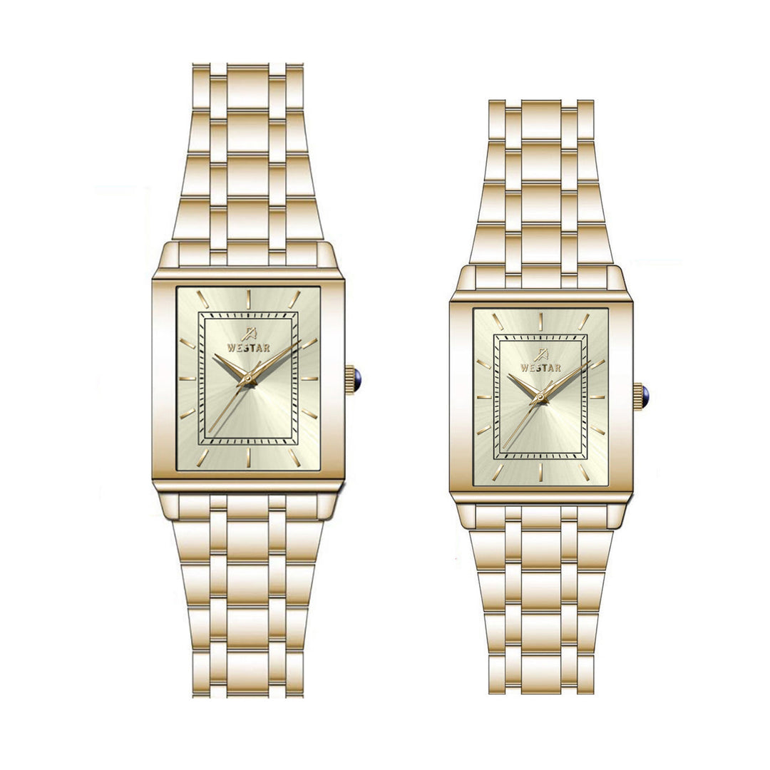 Westar Couple Watch EX7592GPN102 & EX6592GPN102