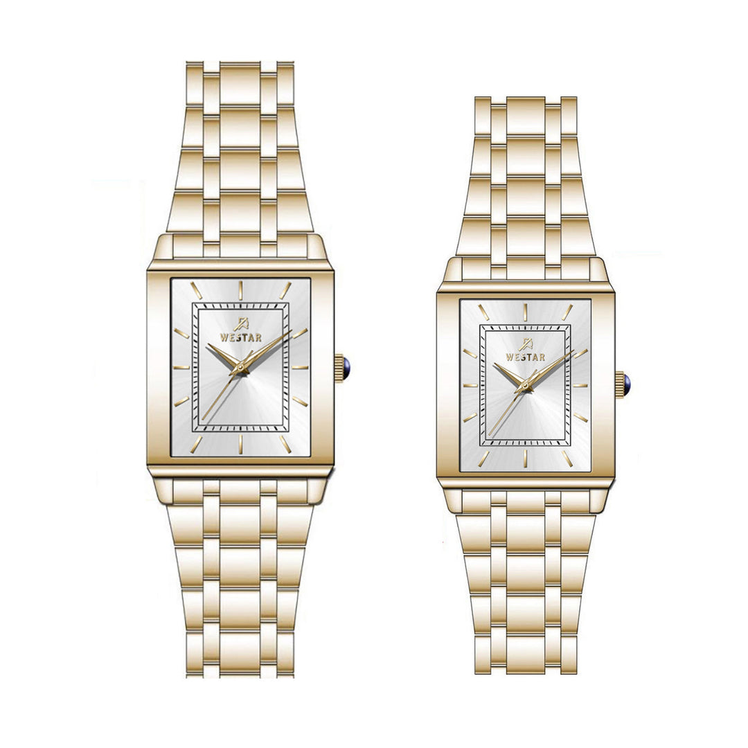 Westar Couple Watch EX7592GPN107 & EX6592GPN107