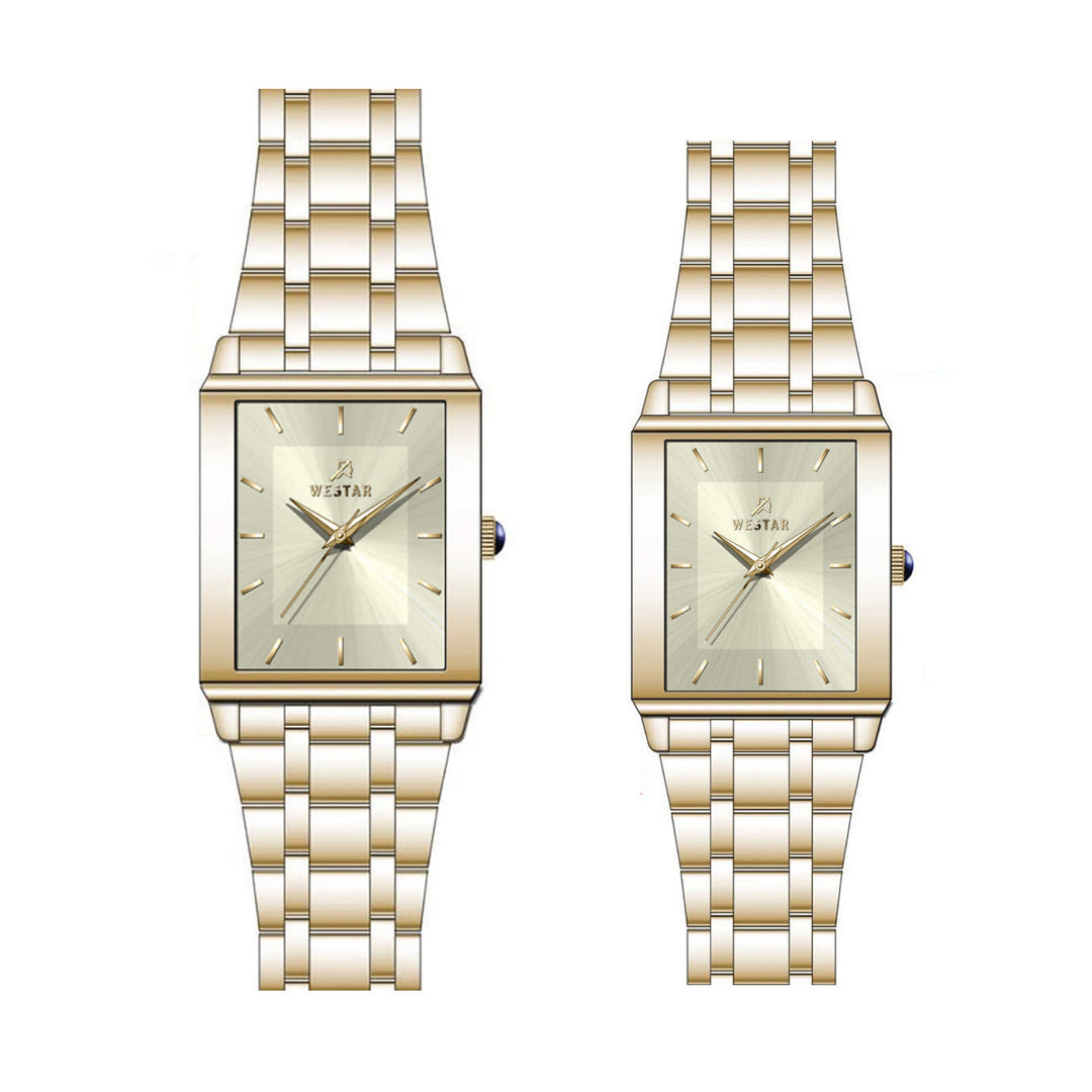 Westar Couple Watch EX7593GPN102 & EX6593GPN102
