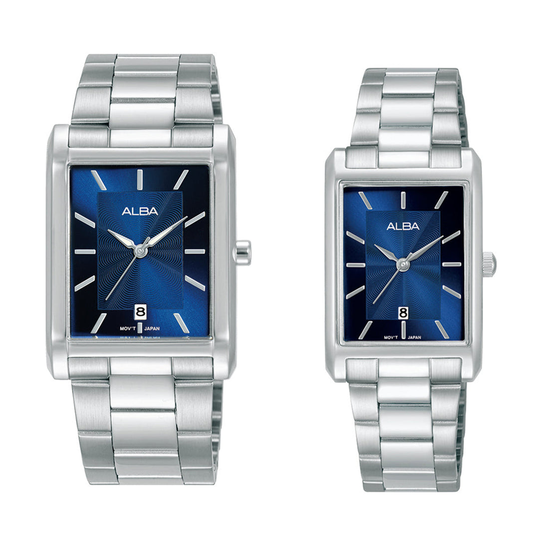 Alba Couple Set Watches - AG8P83X1 & AH7DG9X1