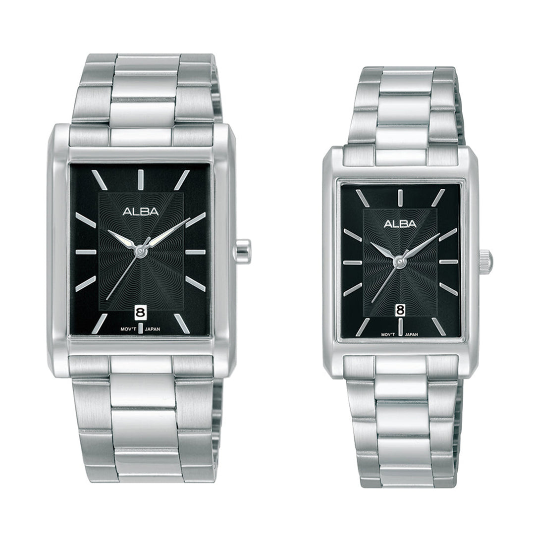 Alba Couple Set Watches - AG8P85X1 & AH7DH1X1