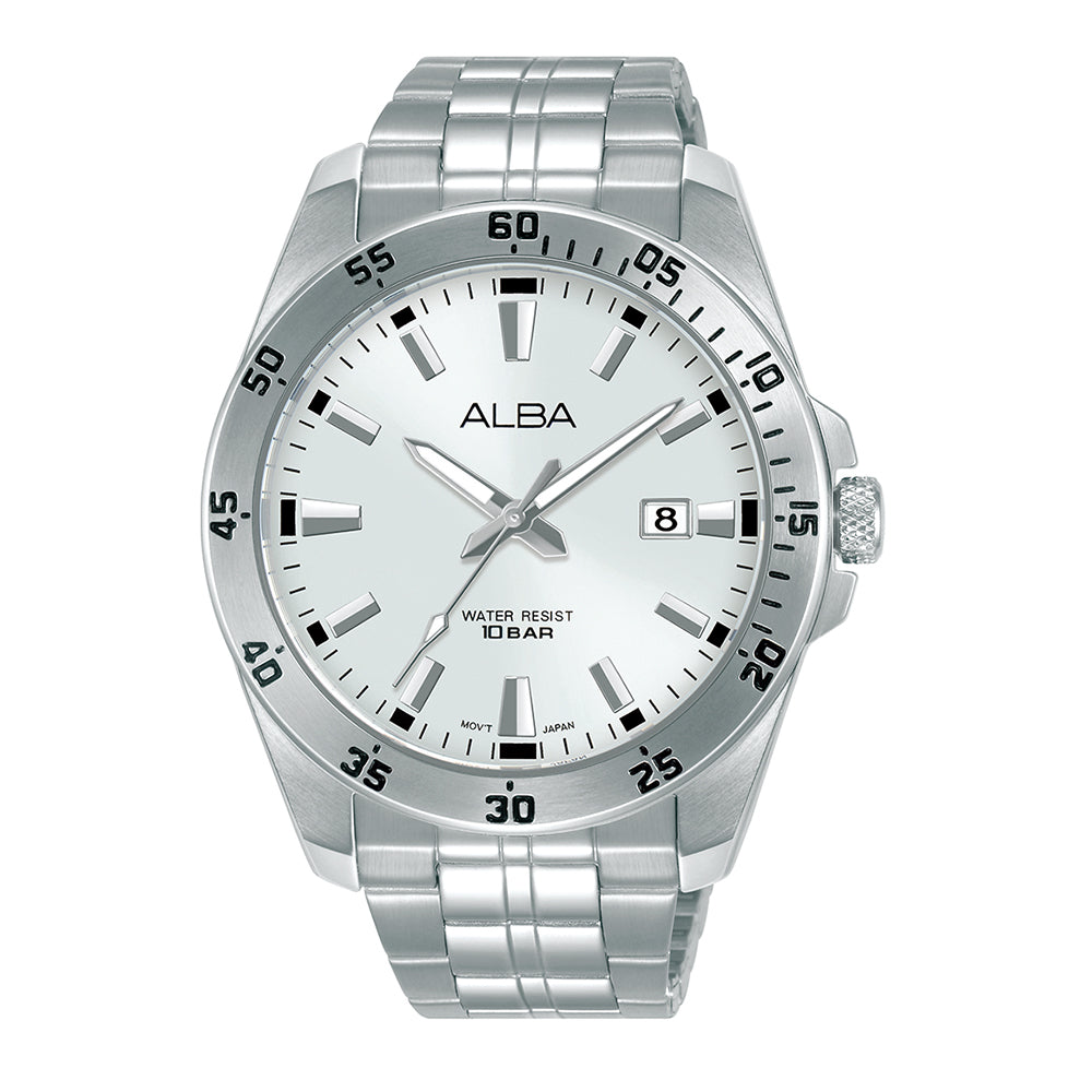 Alba Automatic Watch Stainless Steel Alba Water Resistant 10 Bar