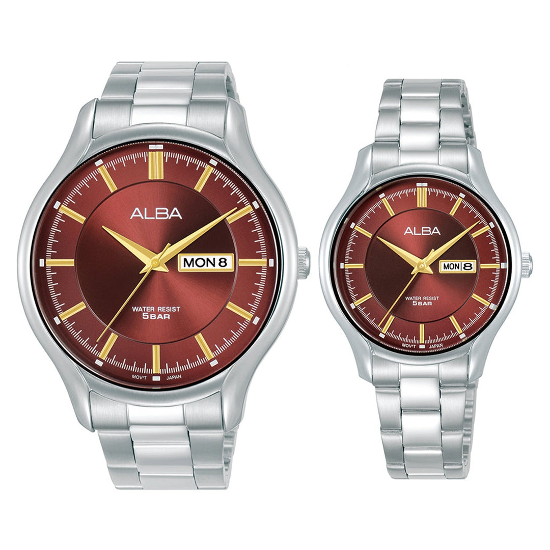 Alba Couple Set Watches - AV3563X1 & AN8103X1
