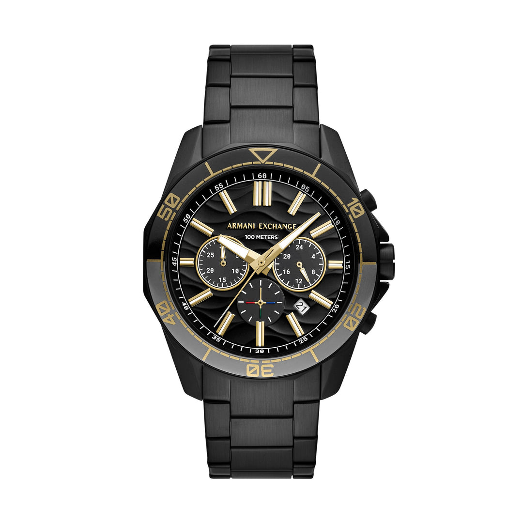 Armani Exchange Spencer Black Stainless Steel Men's Watch