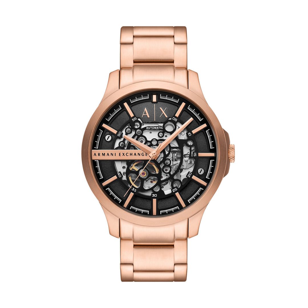 Armani Exchange Hampton Rose Gold Stainless Steel Men's Watch