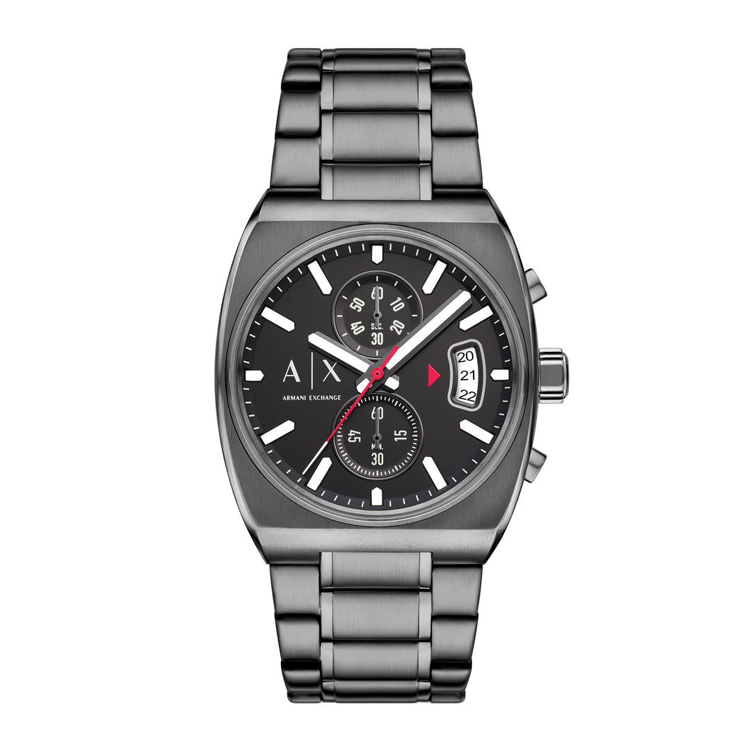Armani Exchange Men's Chronograph Gunmetal Stainless Steel Watch