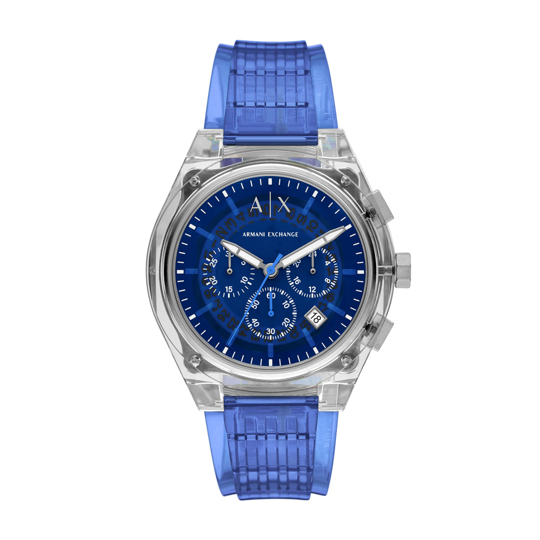 Armani Exchange Chronograph Blue Watch