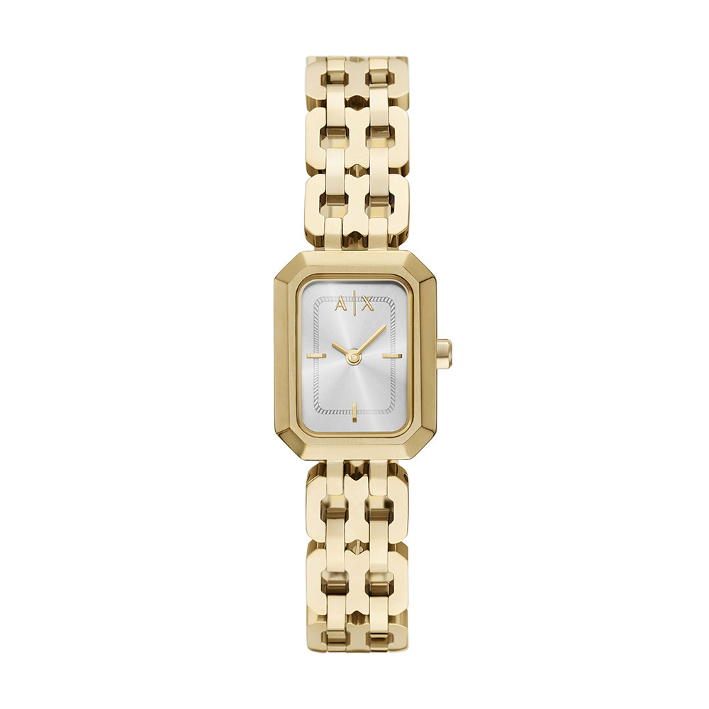 Armani Exchange Two-Hand Gold-Tone Stainless Steel Watch