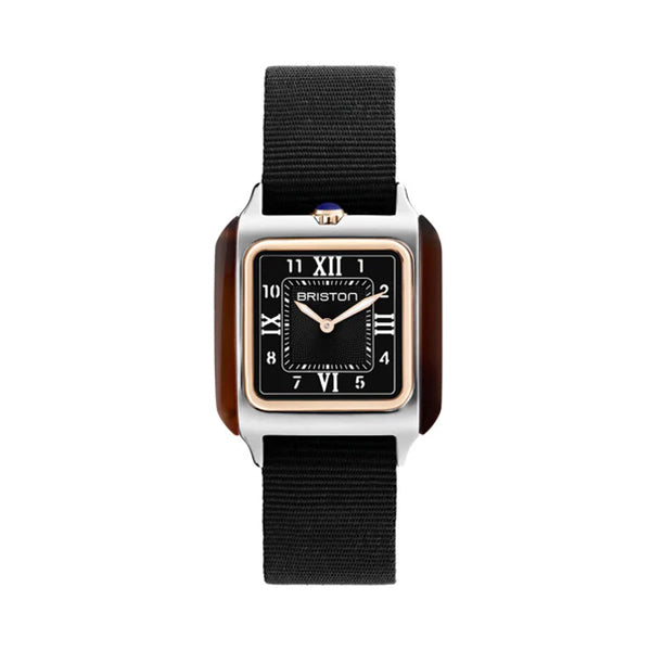 STREAMLINER KENNEDY HM 30 RG PVD TORTOISE ACETATE BLACK DIAL & NATO