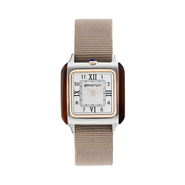 STREAMLINER KENNEDY HM 30 RG PVD TORTOISE ACETATE WHITE DIAL & NATO