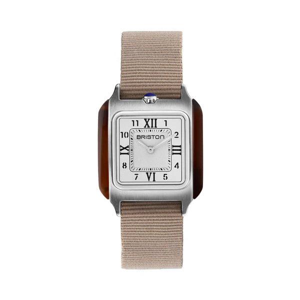 STREAMLINER KENNEDY HM 30 SS TORTOISE ACETATE WHITE DIAL& NATO
