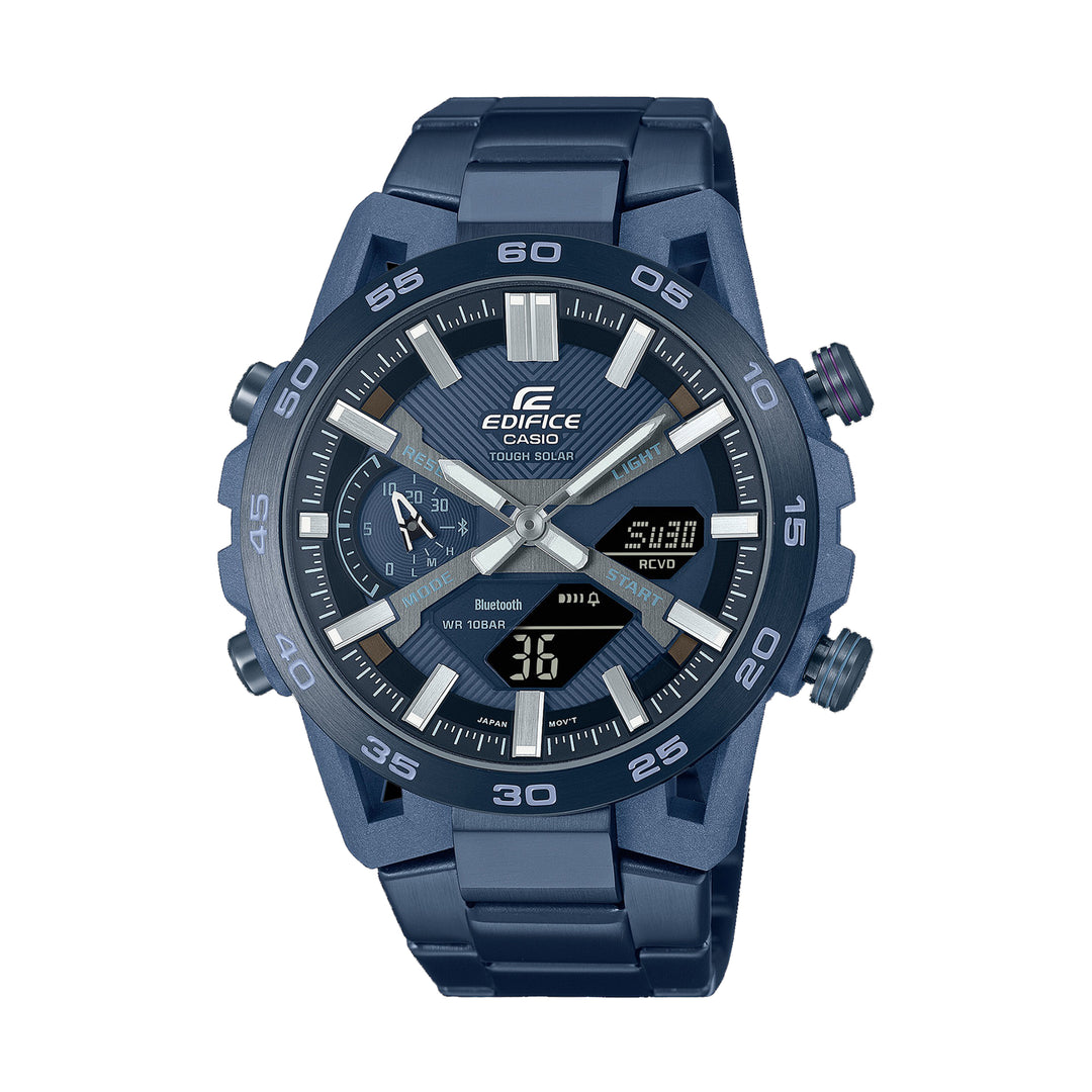 EDIFICE Smartphone Link Sospensione Cool Blue Edition Men Watch ECB-2000CB-2ADF